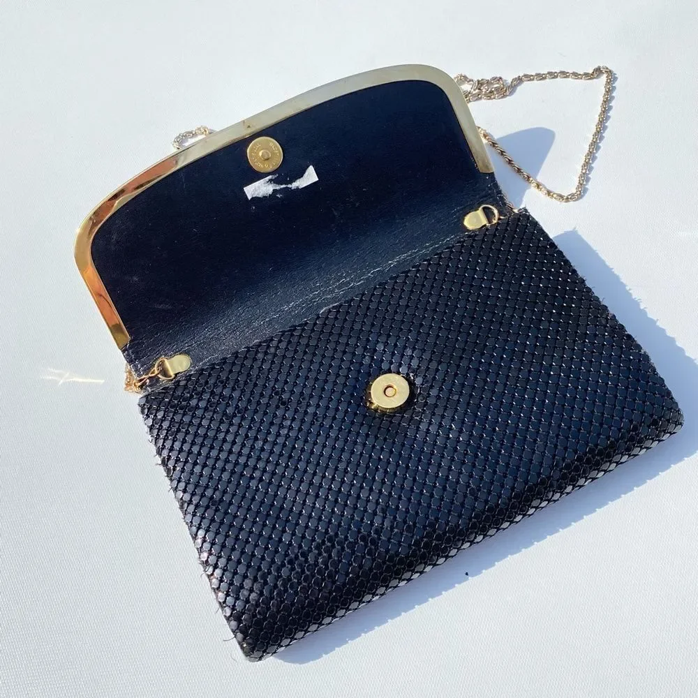 Vintage 80s Metal Mesh Cocktail Bag in Wonderful Condition